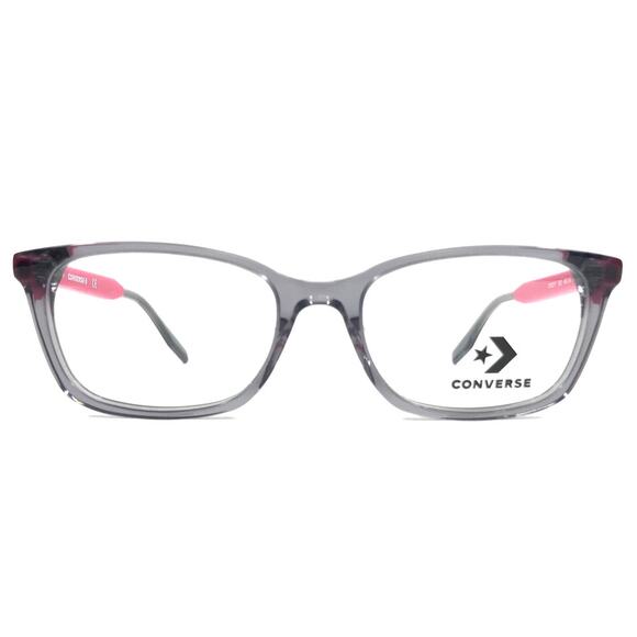 💎✨NEW✨💎NWT Converse Kids Eyeglasses Frames Transparent Gray Pink - Picture 5 of 13